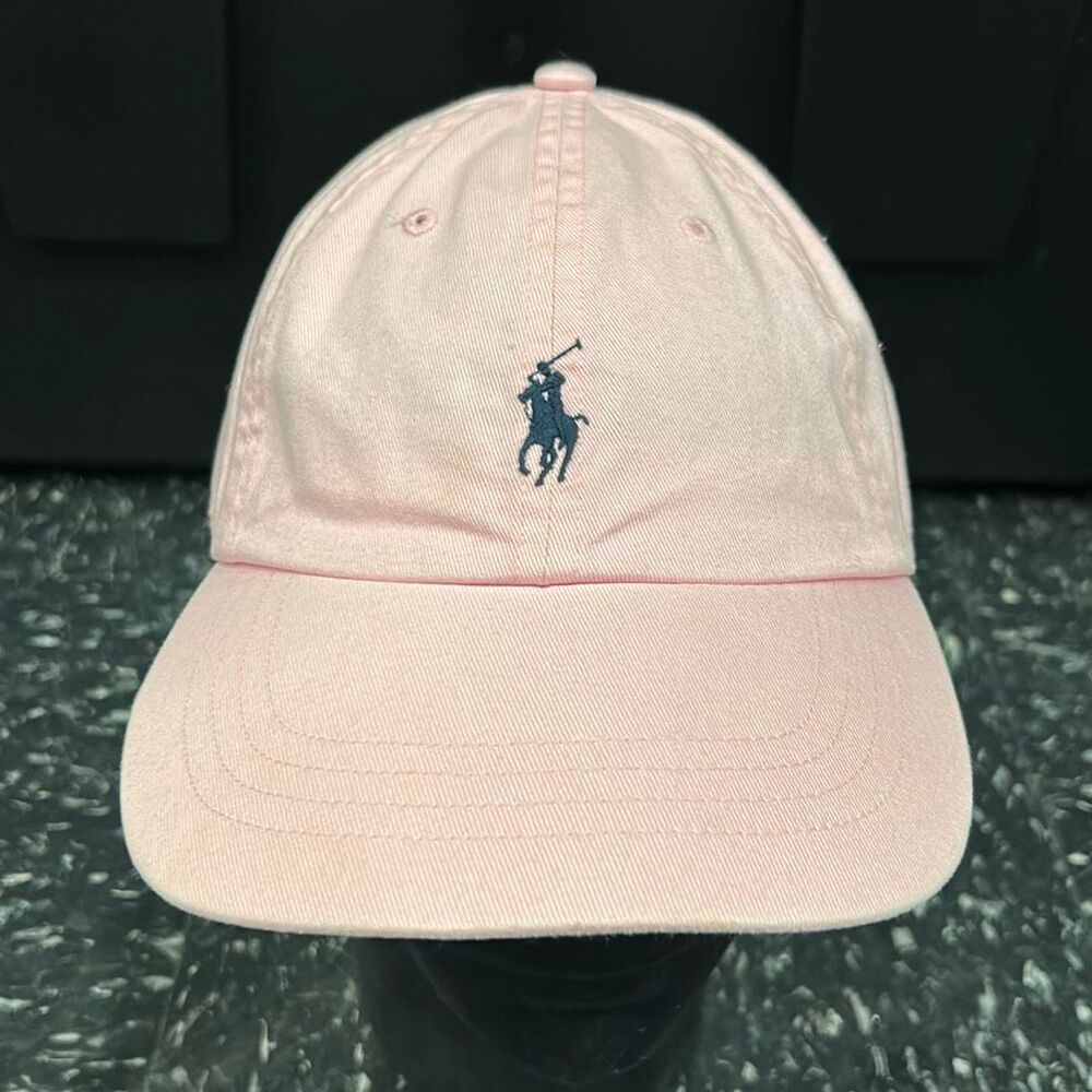 Polo Ralph Lauren Hat Cap Lt Pink Embroidered Logo